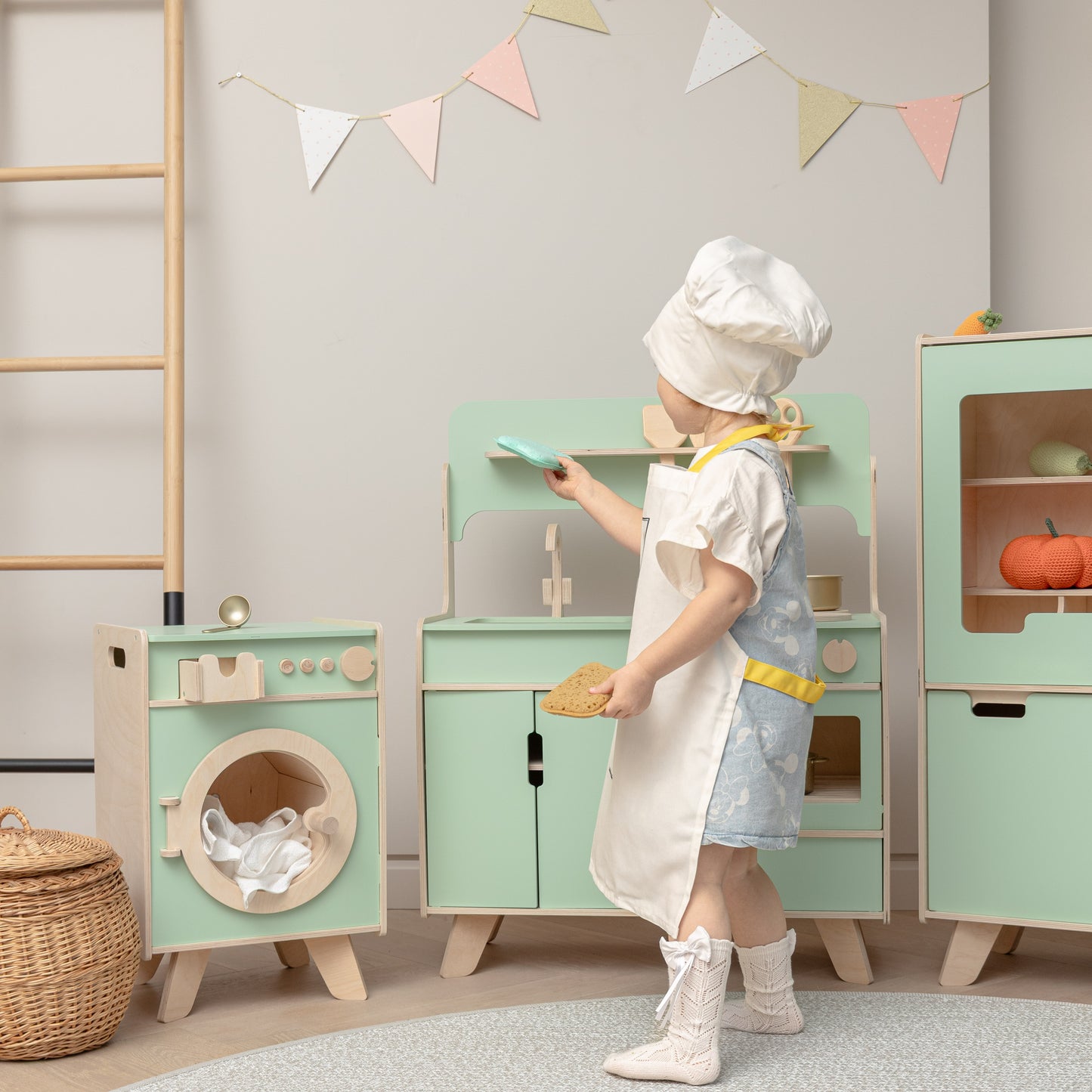 Kids Play Kitchen Set