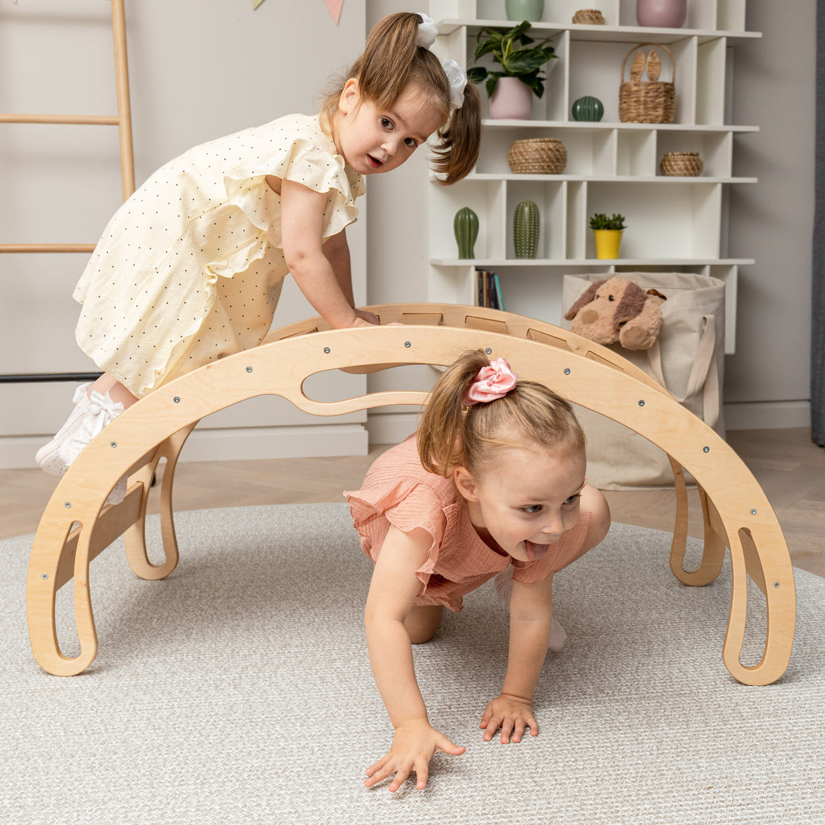 Wooden Climbing Arch