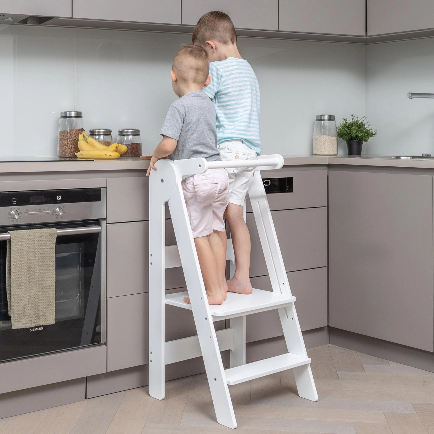 Foldable Learning Tower, Helper Kitchen Tower Stool For Kids – ToyBox